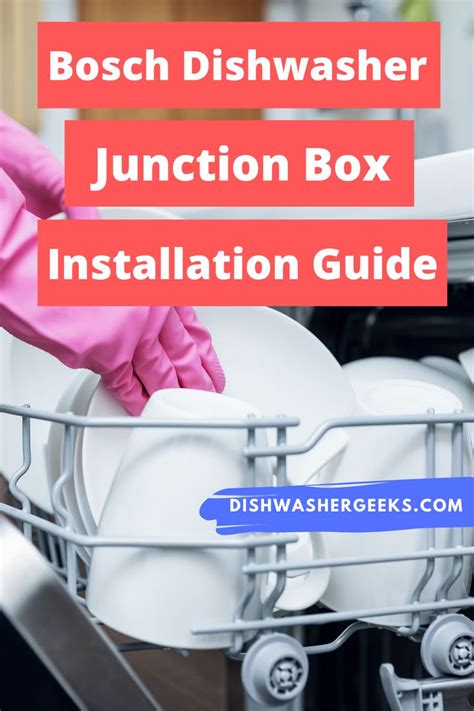 bosch dishwasher junction box location|Bosch dishwasher wiring to box.